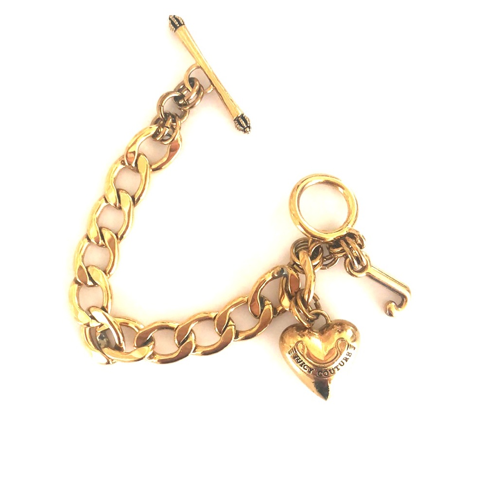 Gold link bracelet